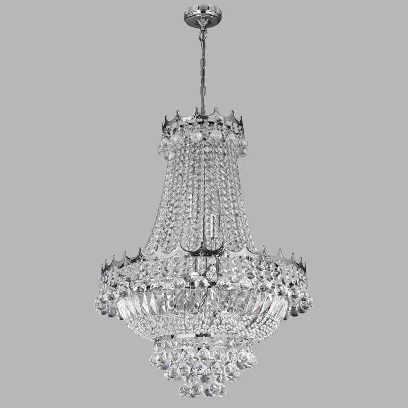 Branden 9 - Light Chandelier, Chrome