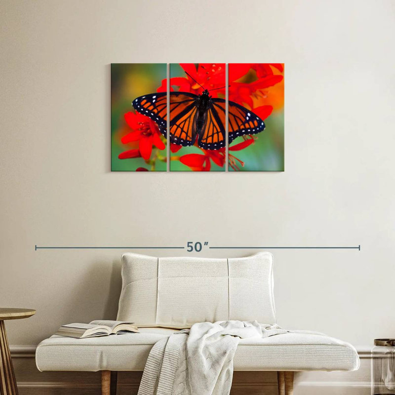 «Viceroy Butterfly» imitant le papillon monarque, H 20 po x l 33 po