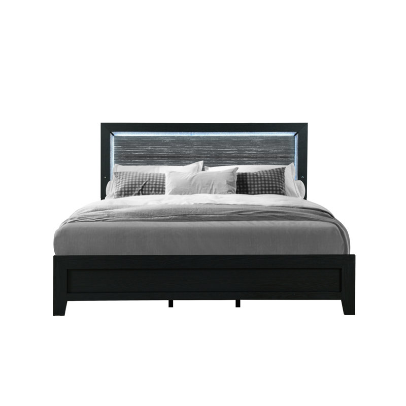 Black 5Pc Queen Bedroom Set, Queen