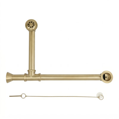 Leg Tub Drain with Overflow