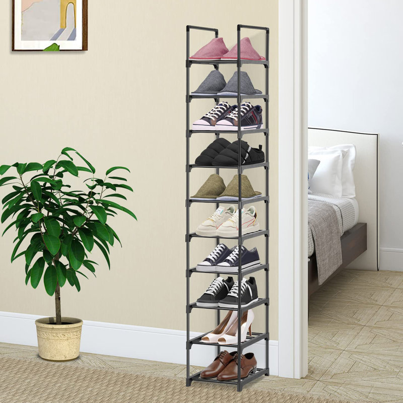 Ayleth 10 Pair Stackable Shoe Rack