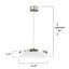 Oprisor 1 - Light Brushed Nickel LED Novelty Pendant
