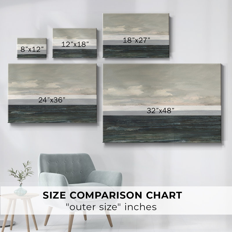 "Vintage Nautical Print-CLV III" sur toile, Toile tendue, H 13 po x l 19 po x P 1,5 po