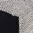 Brynn 18"W Handwoven Cotton Boho Square Pouf with Patterned Black and Natural Design-408291782