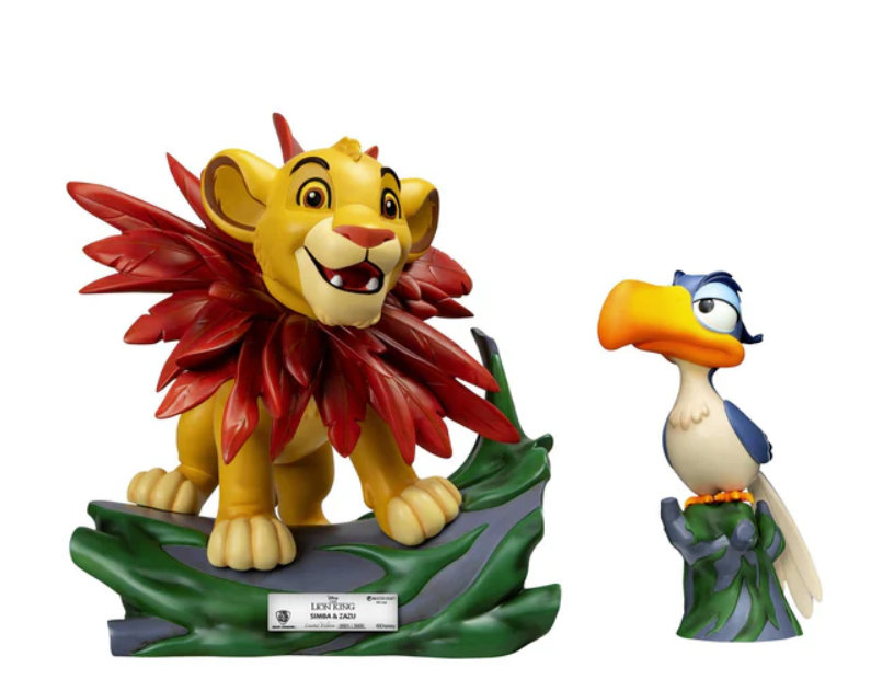 Statue de roi Simba & Zazu