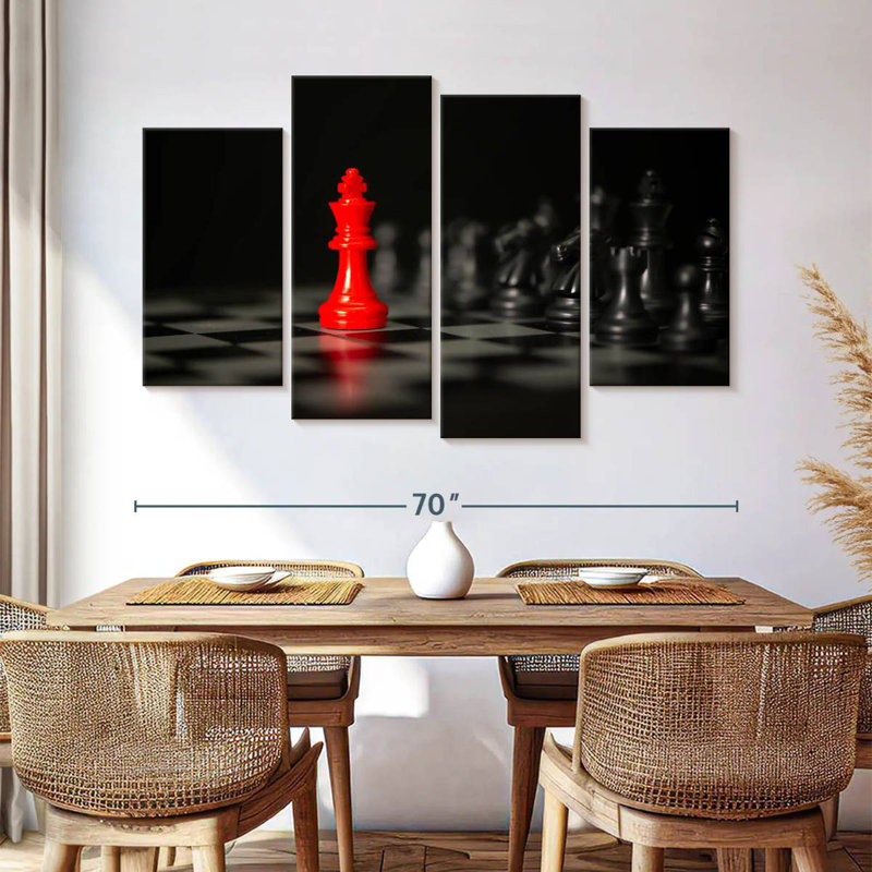 Senne Chess King Pop, 42" H x 68" W