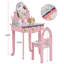 Ensemble de meuble-lavabo pour enfants à 3 tiroirs l 20 po avec miroir-417737802