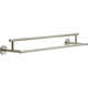 Trinsic 24 in. Double Wall Mount Towel Bar Bath Hardware Accessory