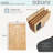 17-inch Bamboo Cutting  board For Kitchen Sink