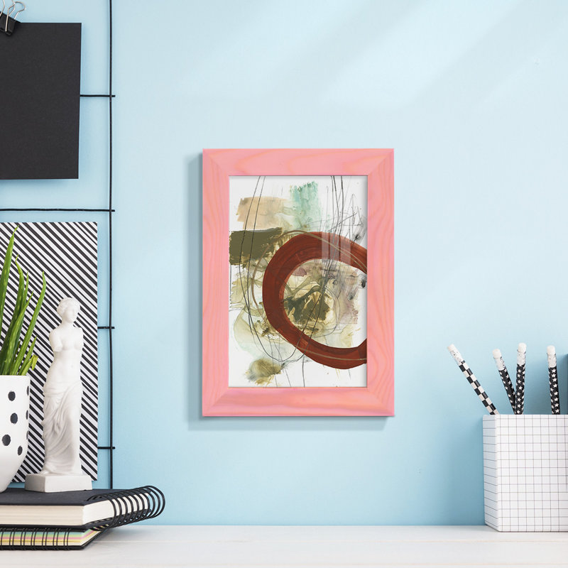 Gautious " Rusted Loops II ", 7" H x 5" W x 1" D, Pink