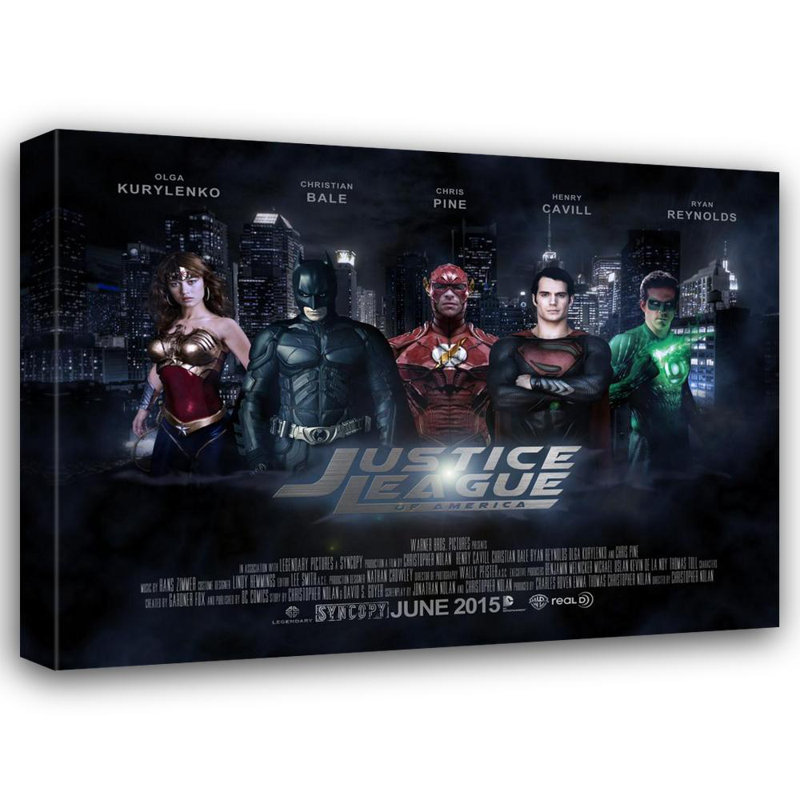 Justice League of America, H 14 po x l 18 po