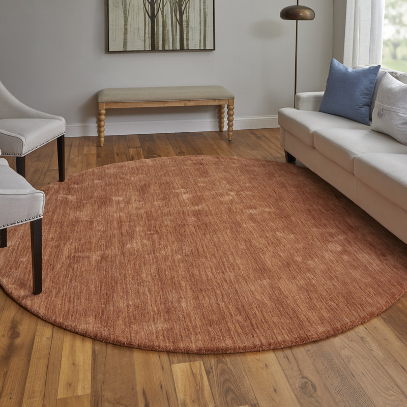Ameia Performance Wool Indoor Rug, Round 10'