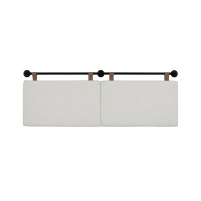 Upholstered Boucle Panel Headboard