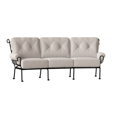 Canapé de terrasse avec coussins 114 "de large Terrace