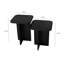 Ensemble de tables d'appoint Modern Modern (2 pièces), 15,7 po x 19,7 po x 15,7 po et 15,7 po x 21,7 po x 15,7 po | 100% panneau de particules enduit de mélamine, épaisseur: 0,7 po | Design élégant et fonctionnel pour le salon ou la chambre à coucher-1981417342
