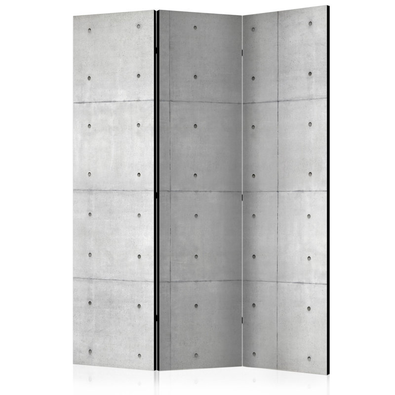 Hammy 135cm W x 172cm H 3 - Panel Solid Wood Folding Room Divider