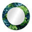 Vert, bleu, hortensia, fleurs émeraude - miroir d'hortensia, miroir mural décoratif traditionnel, impression d'art en métal-97183146-121387820