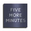 Latitude Run® «Five More minutes» par Linda Woods, art mural en métal-1382768964