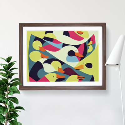 Ducks Abstract Vol.3 - Single Picture Frame Print