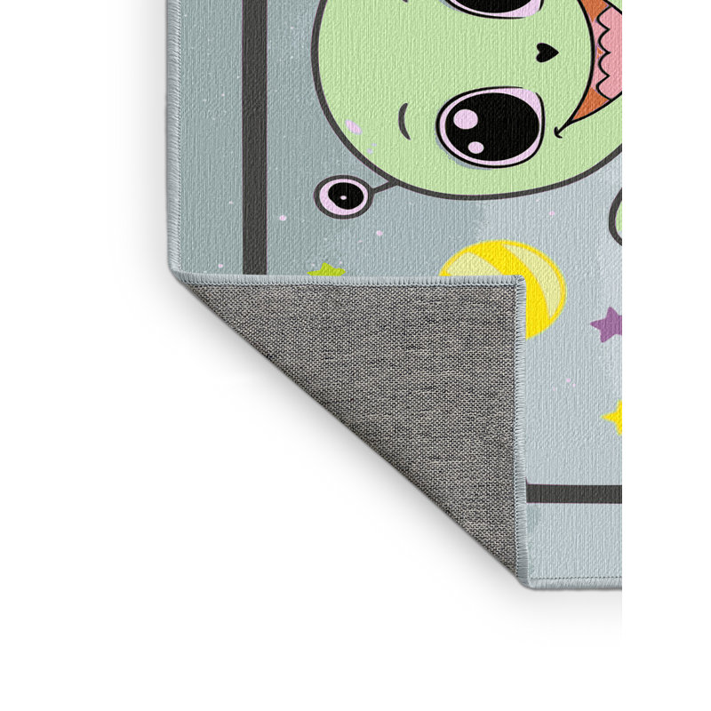 Tapis lavable pour enfant Dakota Fields Space Planets Astronauts_Space051, Rectangulaire 7 pi x 10 pi
