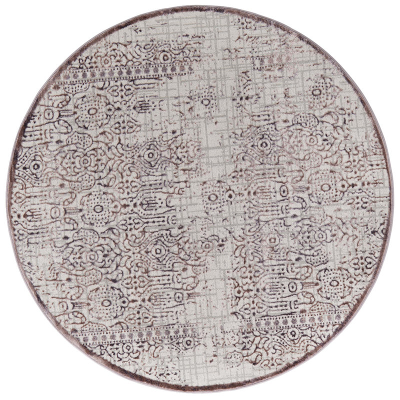 Glencoe Oriental Indoor Rug, Round 5'3"