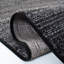 Tapis noir en polypropylène tissé à la machine Diez-50045735