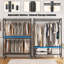 Gerodi 90cm W Rolling Clothes Rack-951914095
