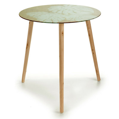 Cashtown Glass Top End Table