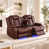 Burgundy Faux Leather