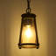 Lanterne suspendue d'extérieur moderne 1 lumière cloche / cône