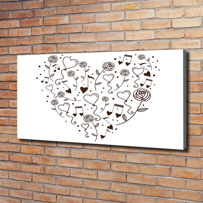 Heart - Wrapped Canvas Print