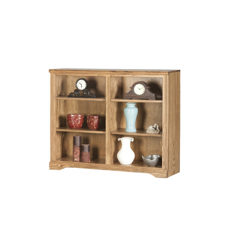 Rafeef Solid Wood Bookcase, Concord Cherry