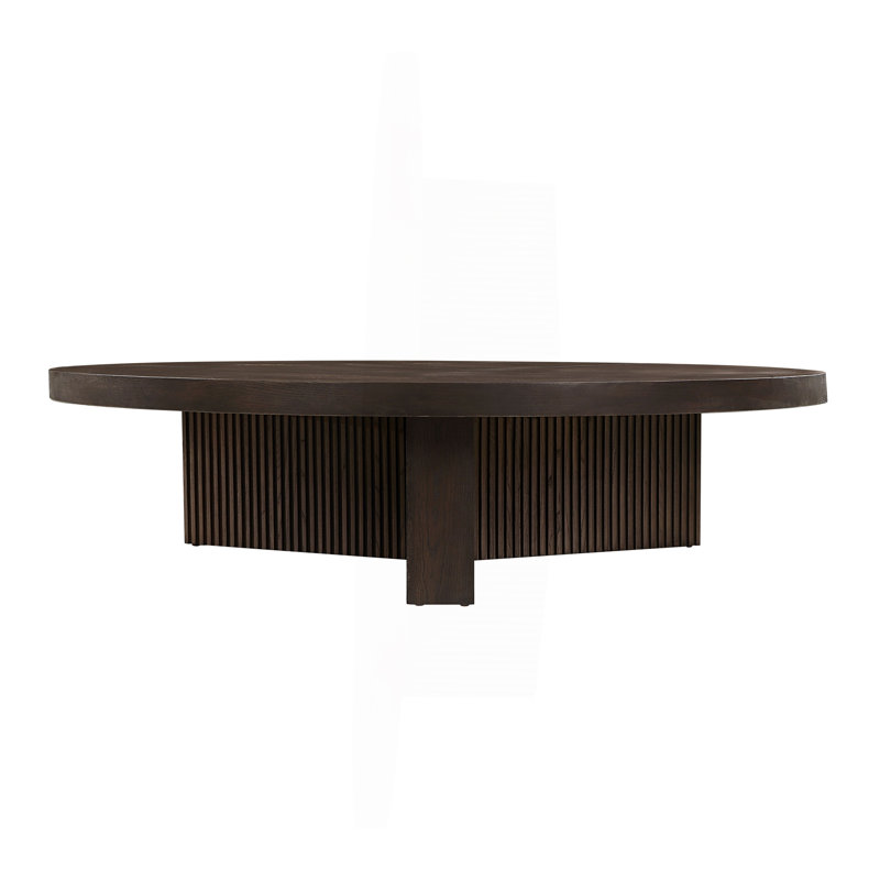 Table basse à finition expresso
