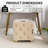 Velvet Tufted Soft Multi-Purpose Makeup Ottoman-2076550834