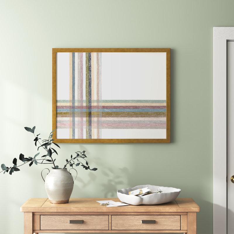 Lagos Untitled: Intersections no.1 Horizontal by Beth James - Framed Wall Art, Gold Framed, 30'' H x 38'' W x 1.25'' D