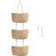 Panier de rangement suspendu au-dessus de la porte, panier de rangement mural en coton tissé à 3 niveaux avec paniers décoratifs - Jute-1288327717-1288327713