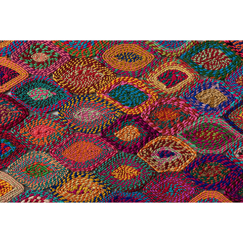 Tapis oriental multicolore tissé à la main Gaudioso