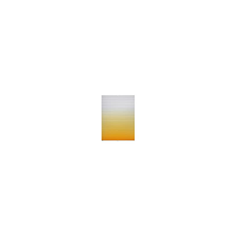 pleated blind "colour gradient", Symple Stuff, light protection, without drilling, tensioned, Yellow, 130 cm L x 30 cm W