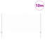vidaXL Fence with Post Segment Outdoor Barrier Garden Terrace Divider Boundary-114618731-114618733
