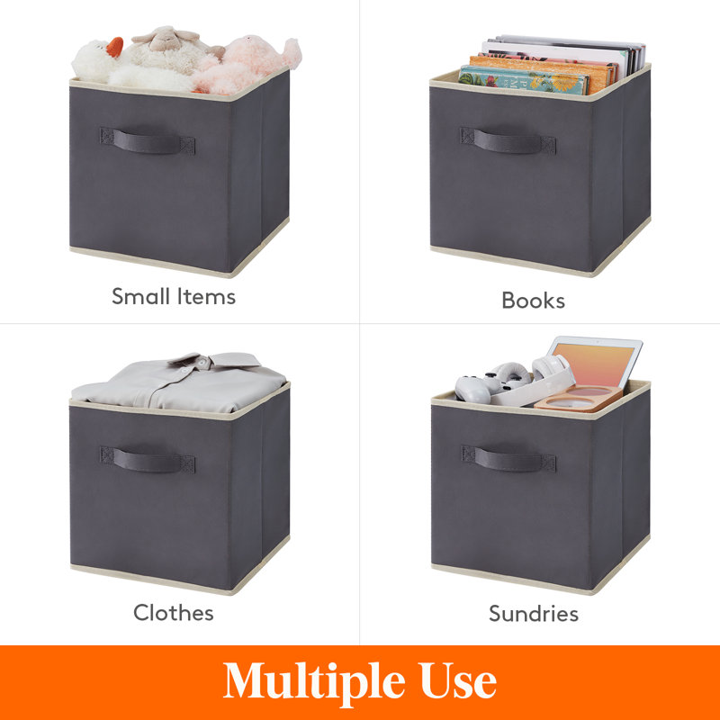Ebern Designs Fabric Decorative Bin