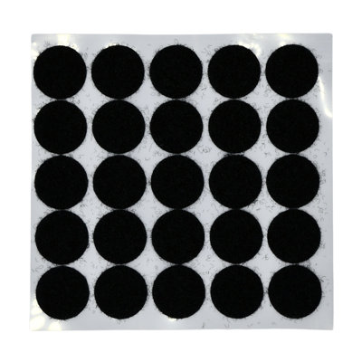 .75" Adhesive Hook and Loop Dot 25/pk