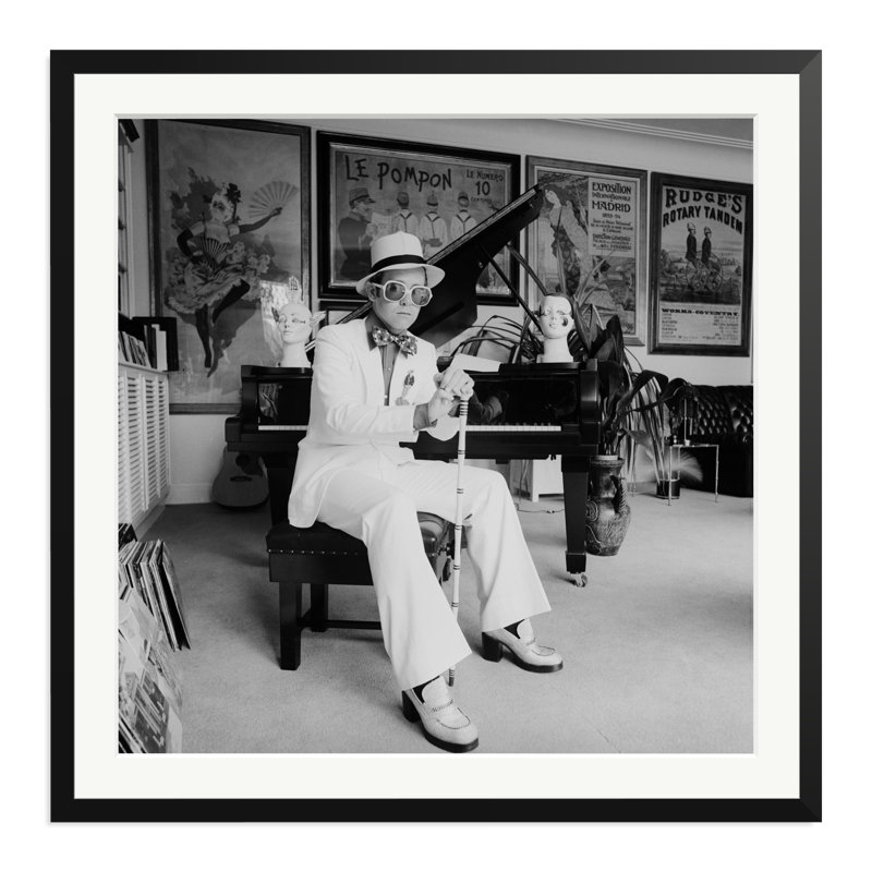 Greatest Hits Album Cover Shoot, Black, 33" H x 33" W