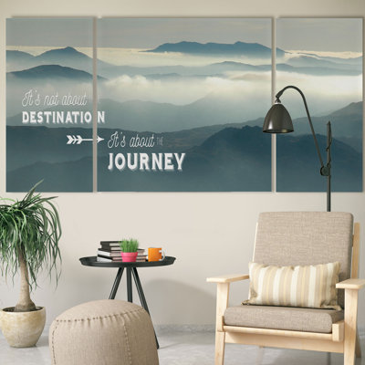 « the voyage », impression à multiples images sur toile
