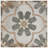 D'Anticatto Decor Florence 9" x 9" Porcelain Patterned Wall & Floor Tile