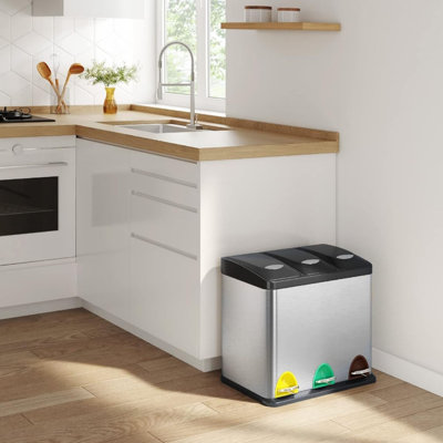 Steel Recycling Bin - 24 L