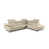 Cream Genuine Leather