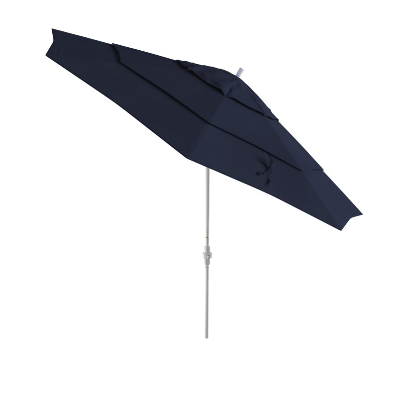 Parasol de marché Habiki de 132 po, Toile performance bleu marine