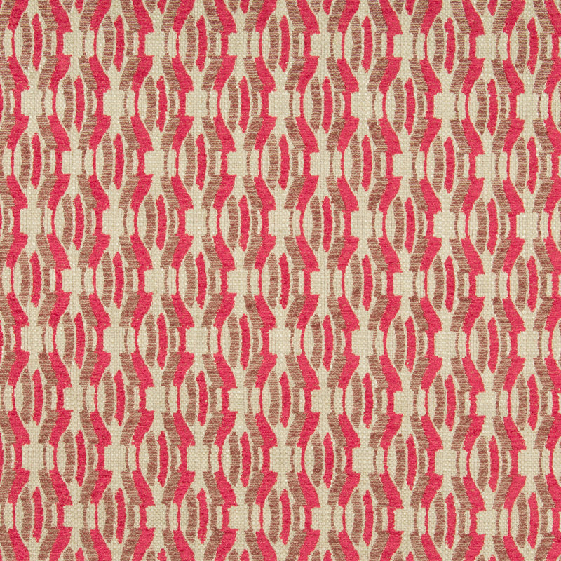 Gems Agate Weave Fabric, Cerise