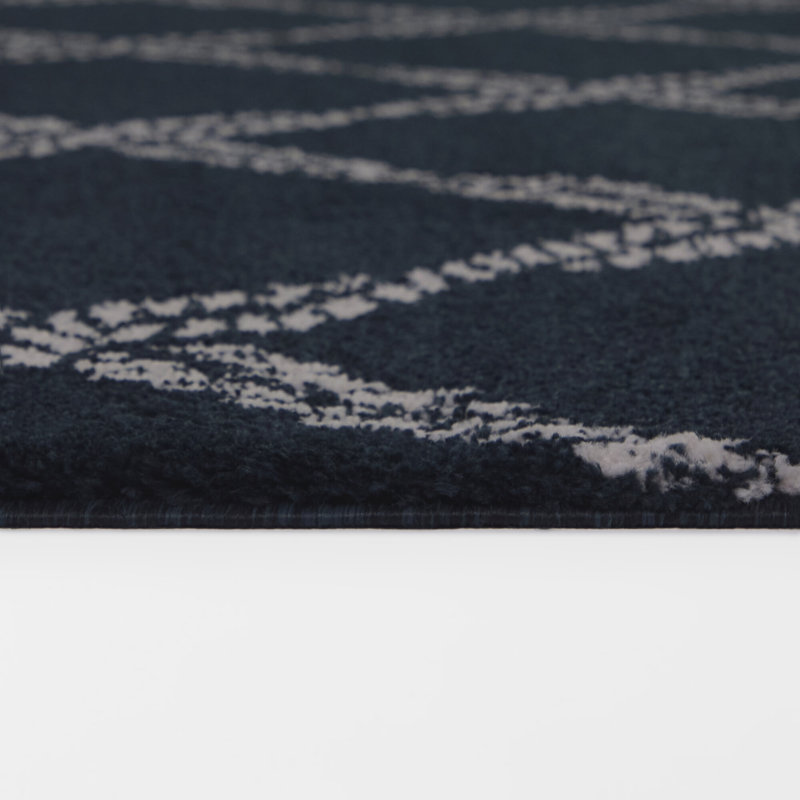 Tapis bleu marine Capri