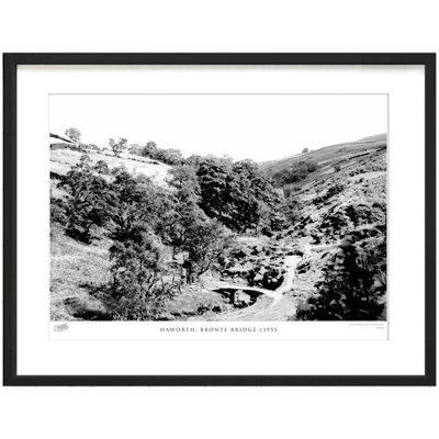 Haworth, Bronte Bridge C1955 - Single Picture Frame Print